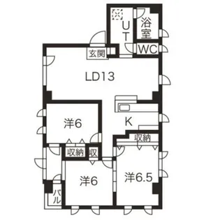 ハイムカズ【3階】の間取り