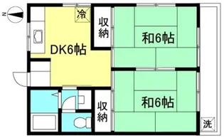サンシャインハイツ【1階】の間取り