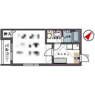 ウエストヴィレッジ【1階】の間取り