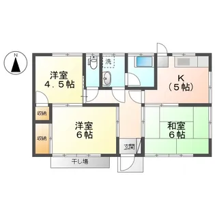 福島県伊達市保原町字実町【一戸建】の間取り