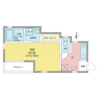 カーサ光【3階】の間取り