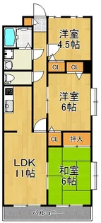 神奈川県川崎市川崎区昭和2【マンション】の間取り