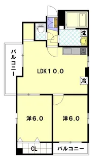 西津ビル【8階】の間取り