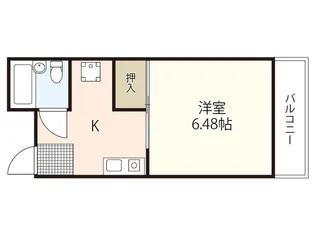 MSビル 南竹屋【2階】の間取り