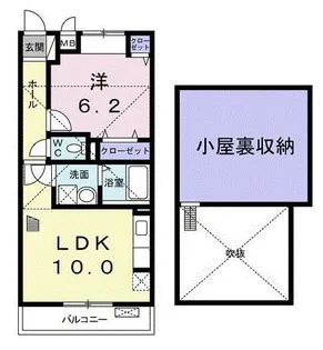 浄雲壱番館【2階】の間取り