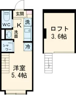 ル・ブラン小岩【2階】の間取り