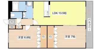 バローゼ5【2階】の間取り