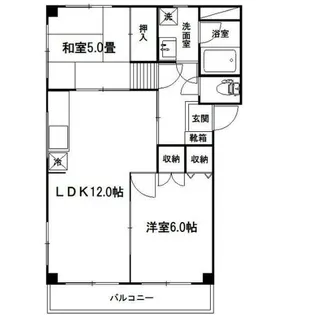 北栄第2マンション【2階】の間取り