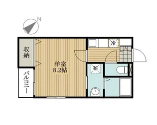 トップワイ上本郷【1階】の間取り