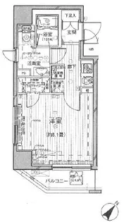 プレール・ドゥーク押上TOWER CITY【3階】の間取り