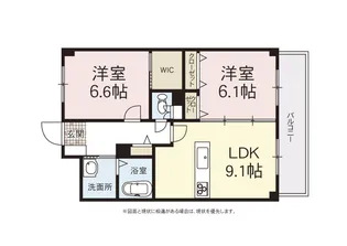 シャトル牛田本町【2階】の間取り