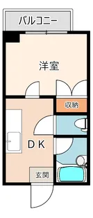 イースト・ビレッジ【6階】の間取り