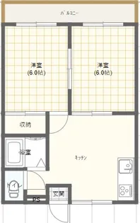 ウィンブルドン21【2階】の間取り