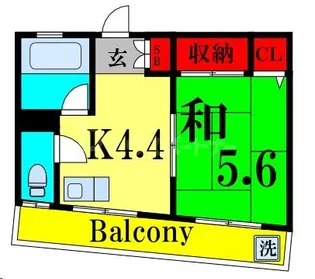 中村ビル【3階】の間取り