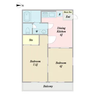 サンファミリア柴又【3階】の間取り