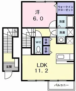 グラン ベルジュ A【2階】の間取り