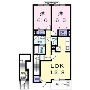 三重県伊賀市小田町【アパート】の間取り