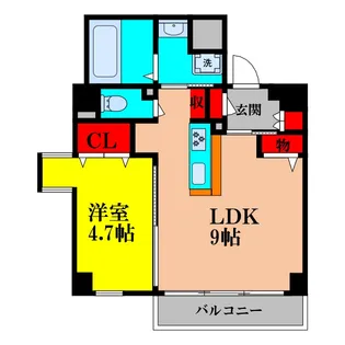大阪府大阪市東淀川区西淡路1【マンション】の間取り