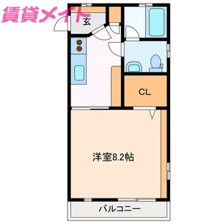 ティーツリー【1階】の間取り