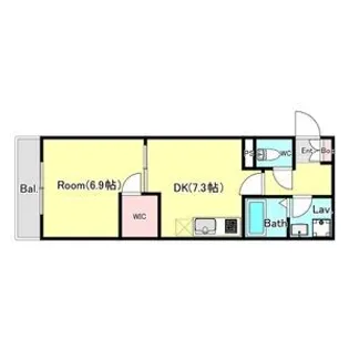 シエーナ松波II【1階】の間取り