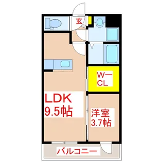 Legato【4階】の間取り