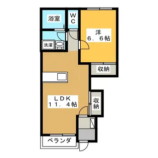 Green TownII【1階】の間取り