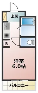 ビューパレー市川【4階】の間取り