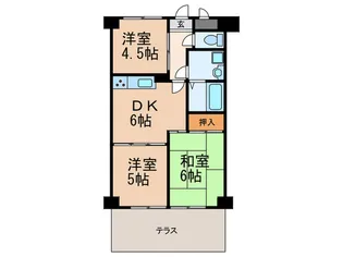 ベネフィス魚住I【1階】の間取り