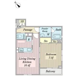 Akari【2階】の間取り