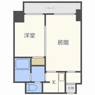 北海道札幌市中央区南七条西1【マンション】の間取り