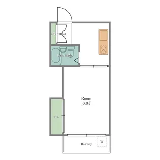 メゾン生貝【3階】の間取り