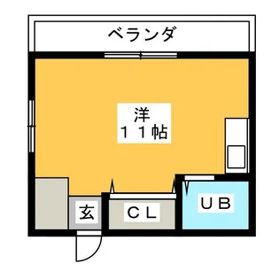メゾンカワムラヤ【2階】の間取り