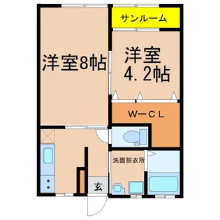 MILCHA【1階】の間取り