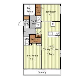 ファーレ東雲【3階】の間取り