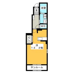 サンリット東鶉I【1階】の間取り