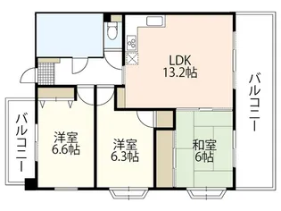グリーンヒル吉村3【5階】の間取り
