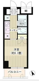 タキミハウス渋谷【3階】の間取り