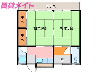 三重県鈴鹿市住吉5【一戸建】の間取り
