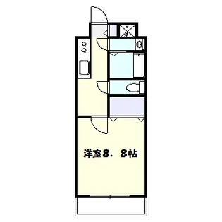 ベルクール宮前平【1階】の間取り