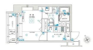 東京都江東区門前仲町1【マンション】の間取り