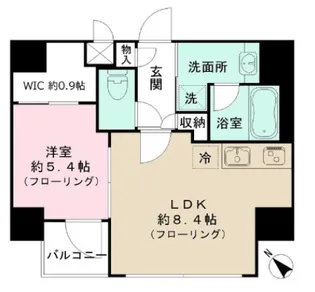 東京都中央区月島2【マンション】の間取り