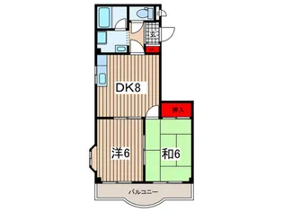 アコ-ル十文字.【3階】の間取り