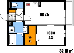 ひまわり【2階】の間取り