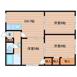 T’sハウスII【1階】の間取り