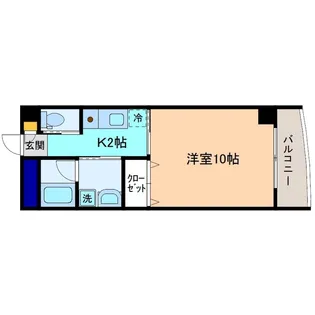 ラ・ペジブル金沢【5階】の間取り