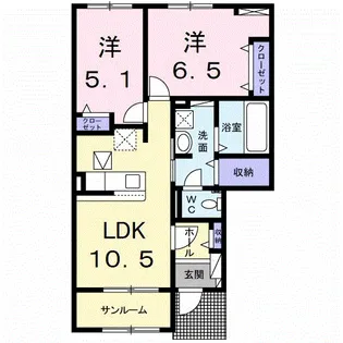 グラン・アーブル VII【1階】の間取り