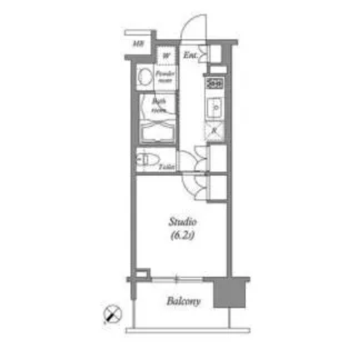 LaSante千駄木【3階】の間取り