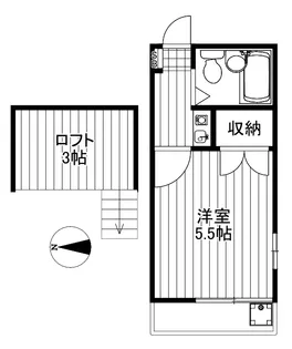 ワコーレ代沢【1階】の間取り
