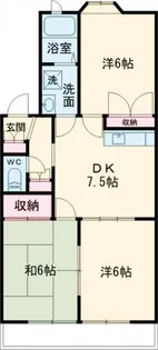 新潟県新潟市西区小針4【アパート】の間取り