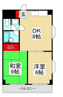 埼玉県川口市宮町【マンション】の間取り